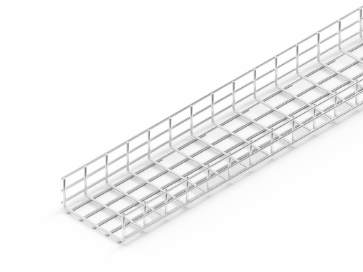 Лоток проволочный прямой усиленный диаметр проволоки 5 мм ППУ5.250.105.3000.10.4